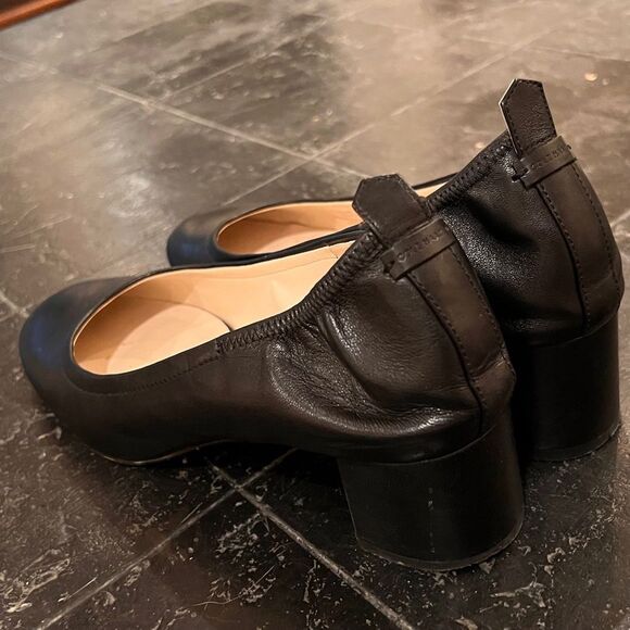 Cole Haan Aviana Black Leather Block Heels 8.5 - Picture 10 of 12